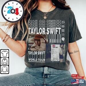 T4ylor Swift Music Shirt 90S Y2K   Eras Tour  Tickets Album Red Png Tee